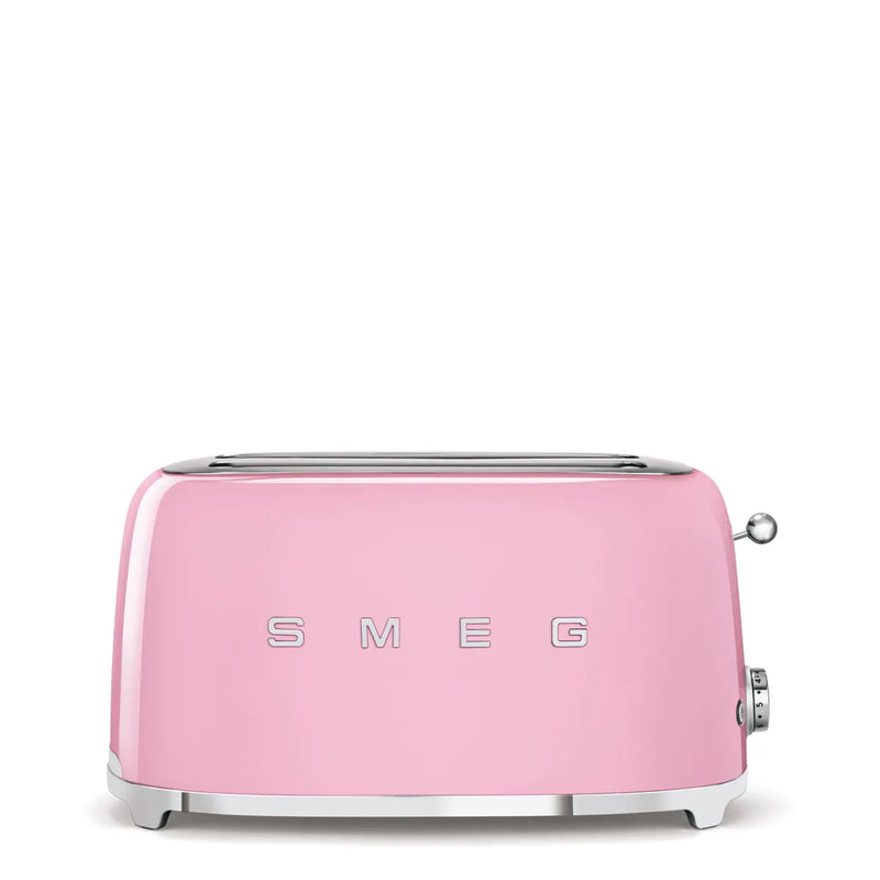 Toster na 4 kromki Smeg TSF02PKEU Pastelowy róż 50's Style