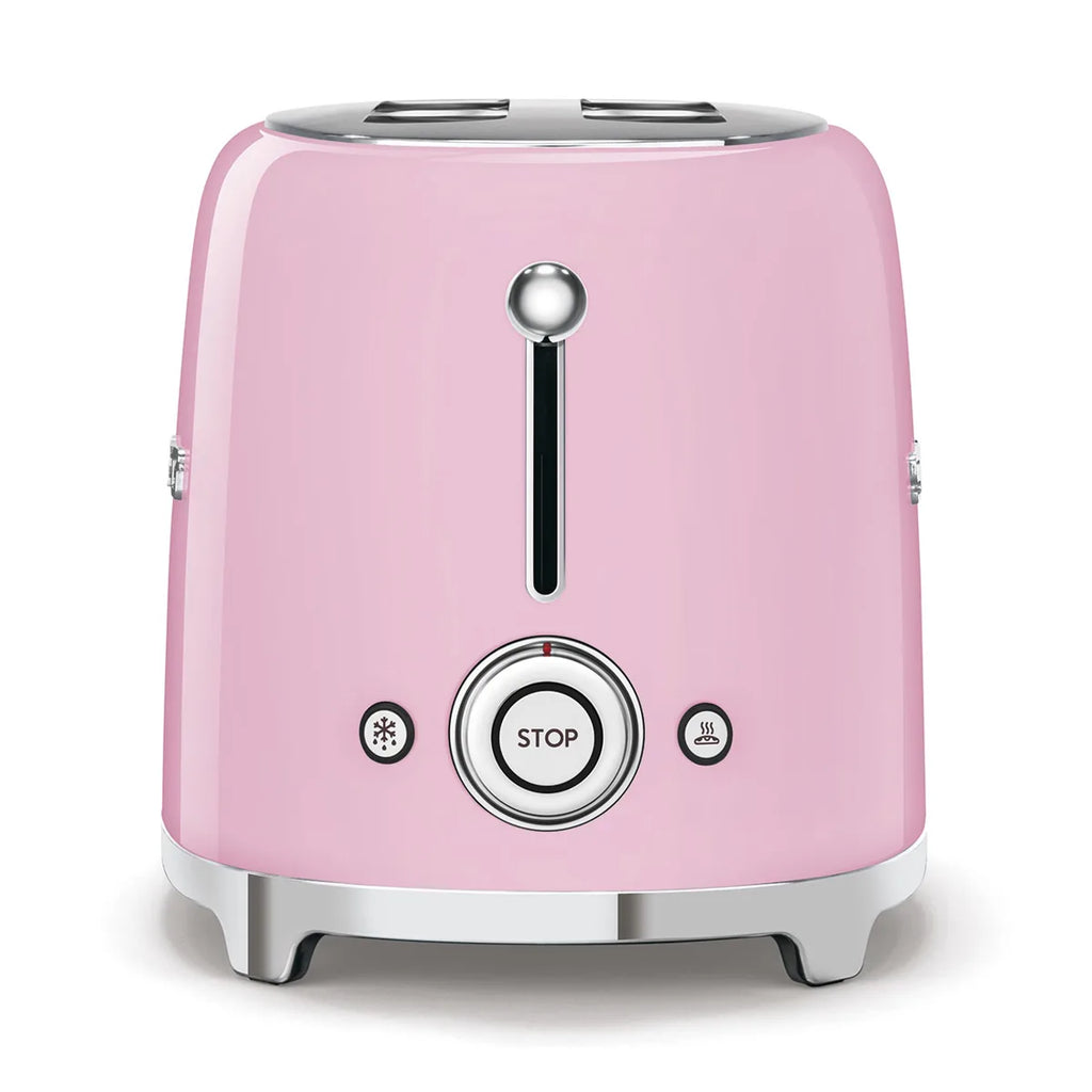 Toster na 4 kromki Smeg TSF02PKEU Pastelowy róż 50's Style