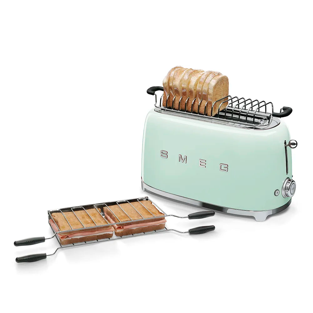 Toster na 4 kromki Smeg TSF02PGEU Pastelowa zieleń 50's Style