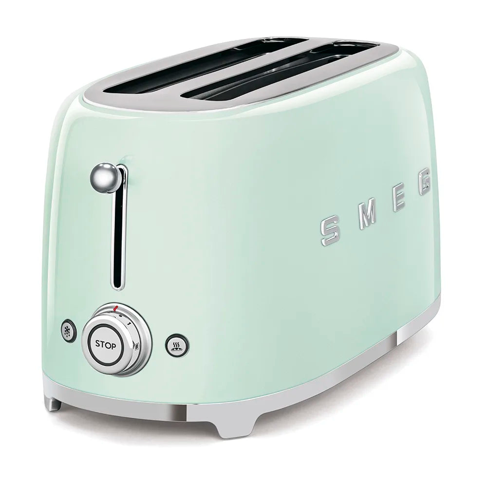 Toster na 4 kromki Smeg TSF02PGEU Pastelowa zieleń 50's Style