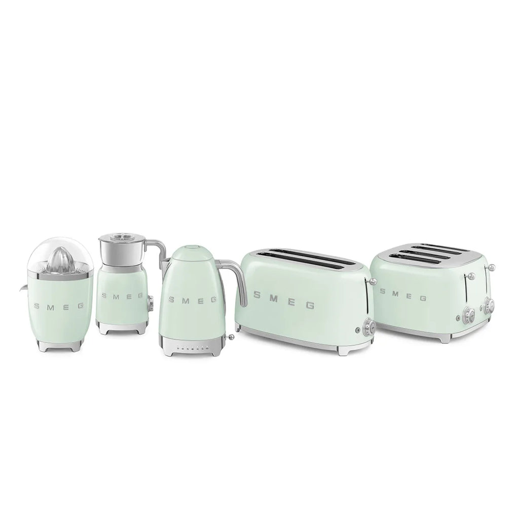 Toster na 4 kromki Smeg TSF02PGEU Pastelowa zieleń 50's Style