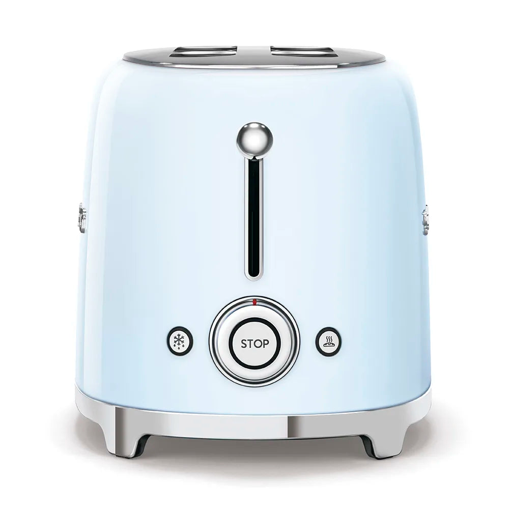 Toster na 4 kromki Smeg TSF02PBEU Pastelowy błękit 50's Style