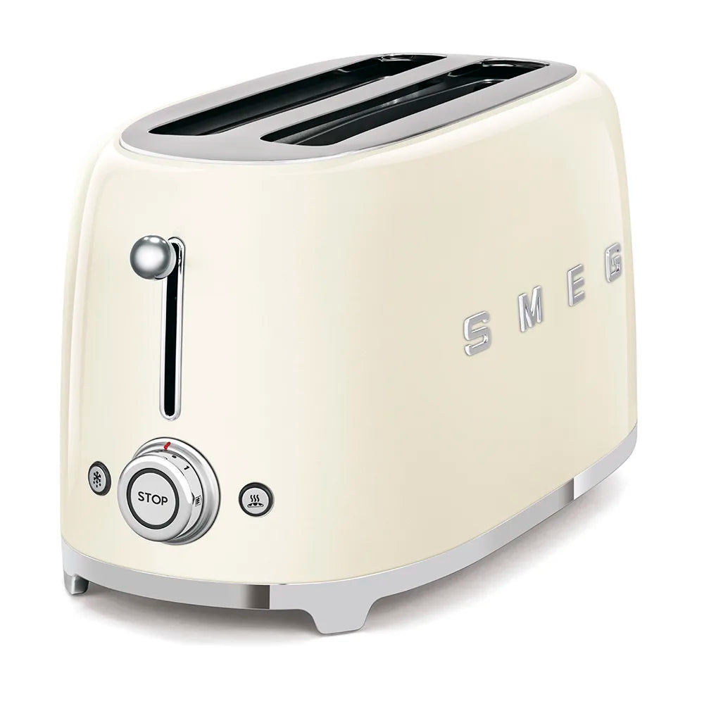 Toster na 4 kromki Smeg TSF02CREU Kremowy 50's Style