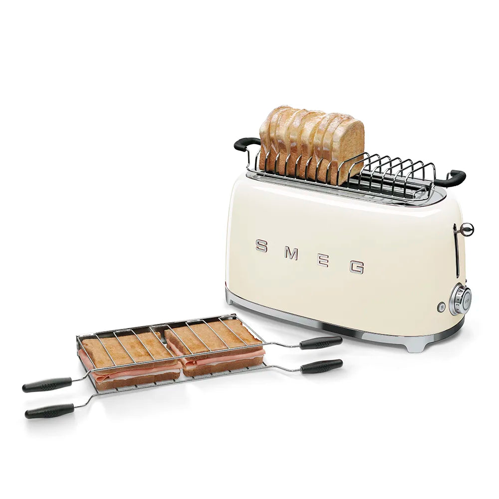 Toster na 4 kromki Smeg TSF02CREU Kremowy 50's Style