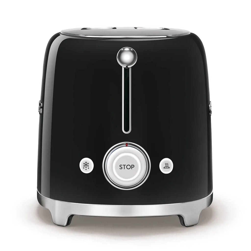 Toster na 4 kromki Smeg TSF02BLEU Czarny 50's Style