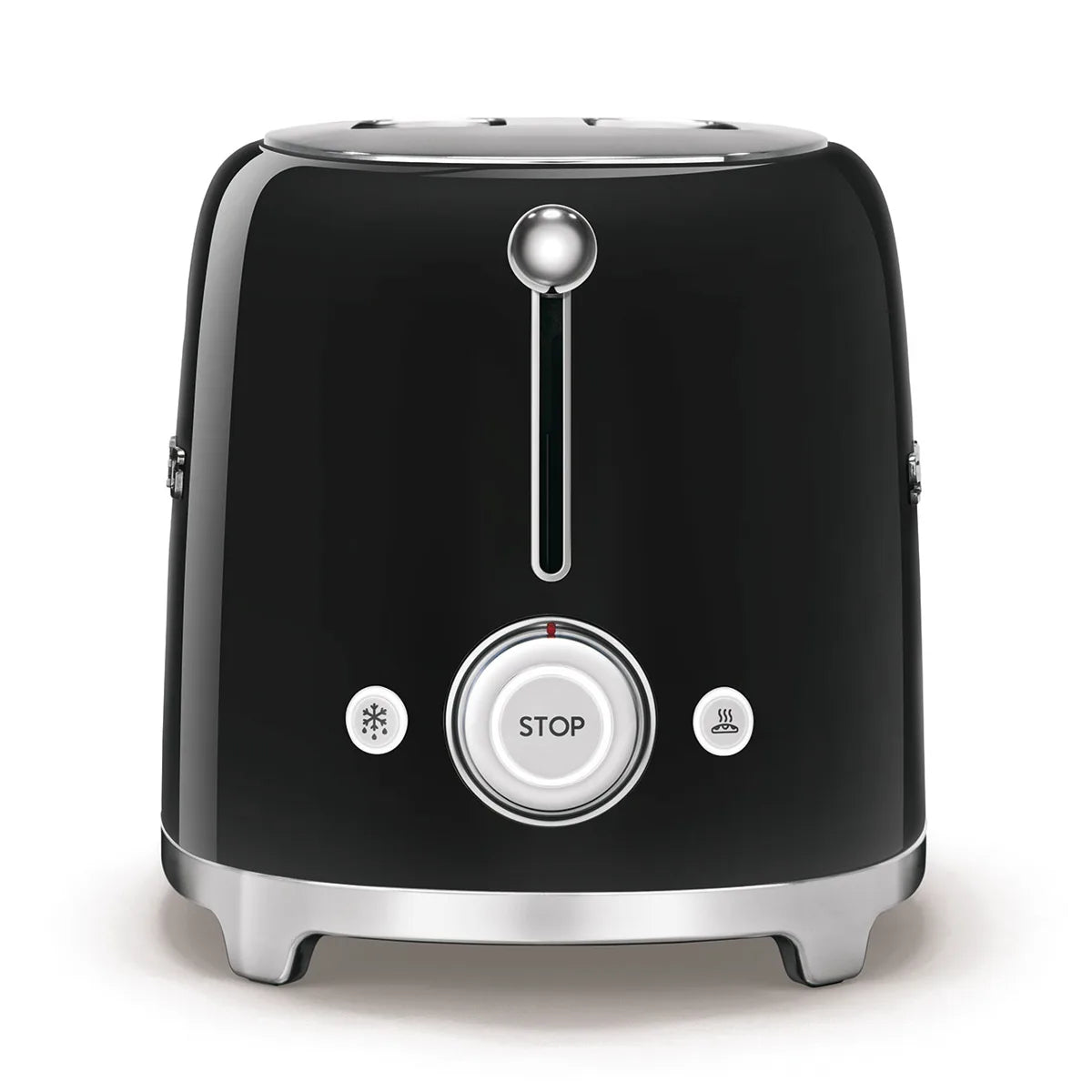 Toster na 4 kromki Smeg TSF02BLEU Czarny 50's Style