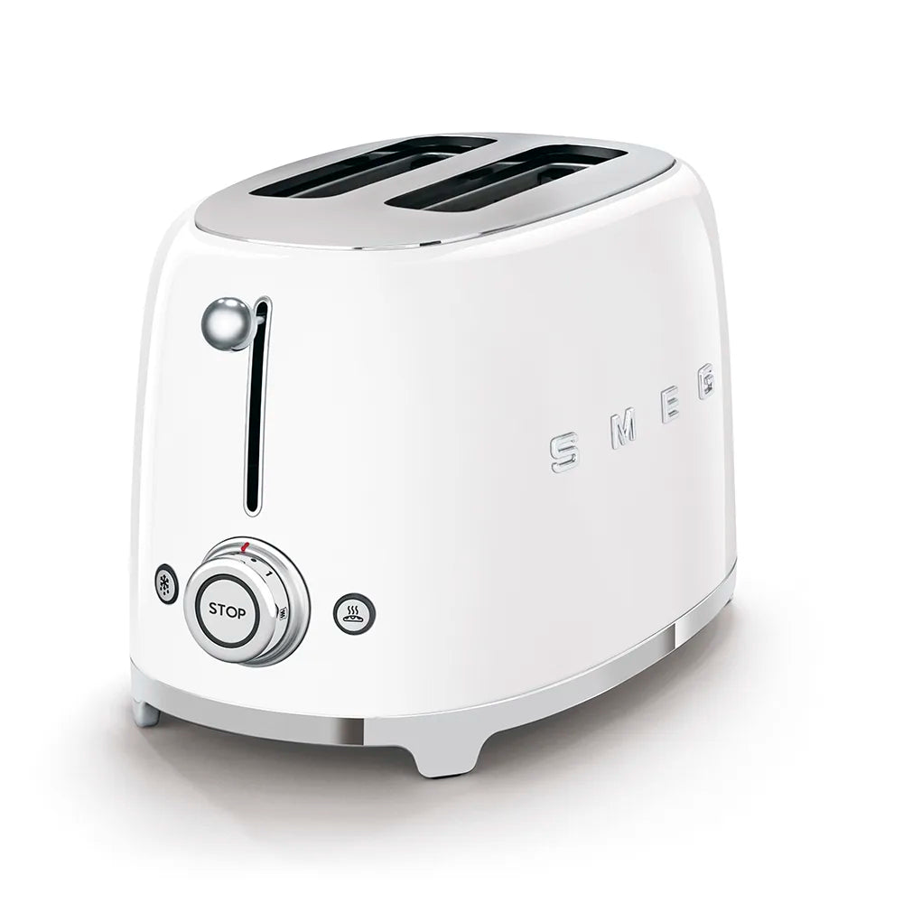 Toster na 2 kromki Smeg TSF01WHEU Biały 50's Style