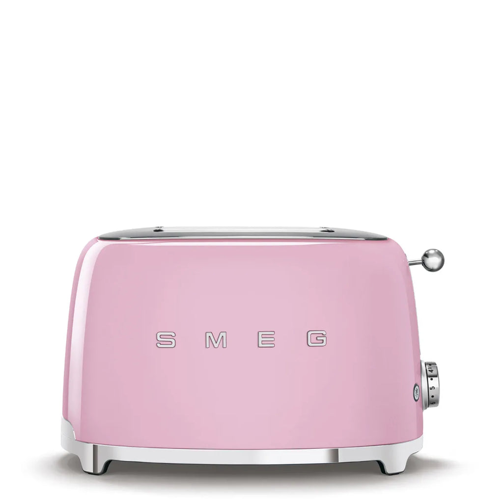 Toster na 2 kromki Smeg TSF01PKEU Pastelowy róż 50's Style