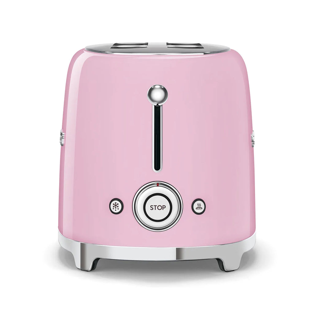 Toster na 2 kromki Smeg TSF01PKEU Pastelowy róż 50's Style