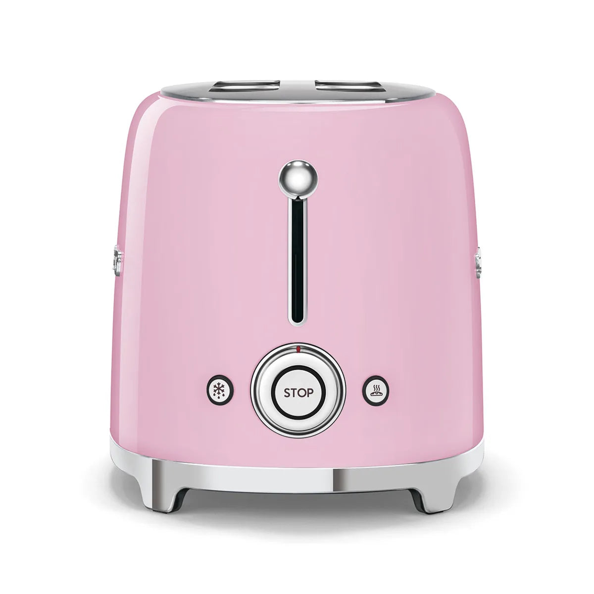 Toster na 2 kromki Smeg TSF01PKEU Pastelowy róż 50's Style