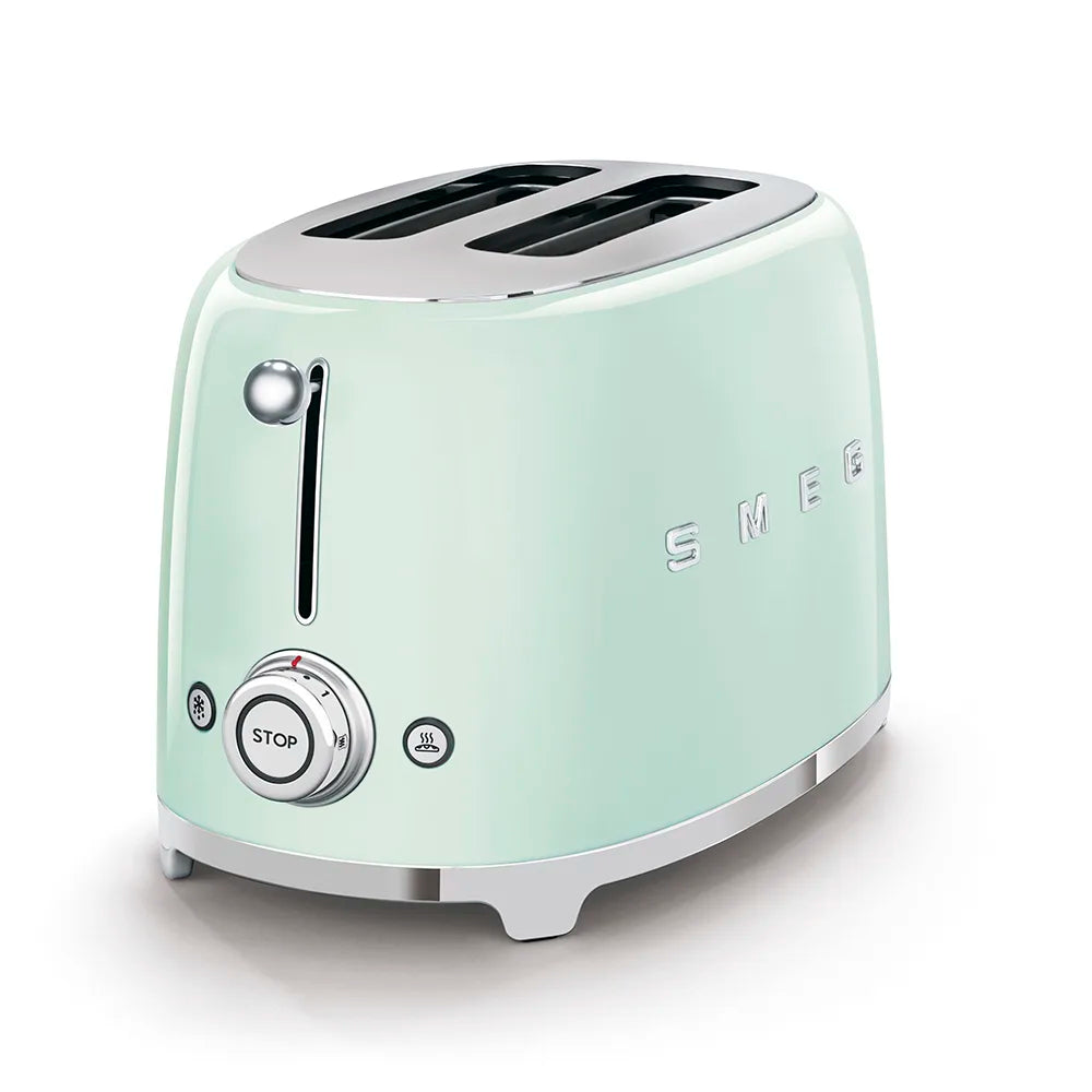 Toster na 2 kromki Smeg TSF01PGEU Pastelowa zieleń 50's Style