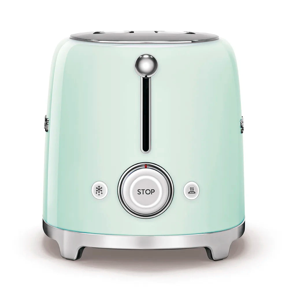 Toster na 2 kromki Smeg TSF01PGEU Pastelowa zieleń 50's Style