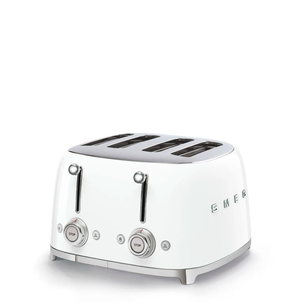 Toster na 4 kromki Smeg TSF03WHEU Biały 50's Style