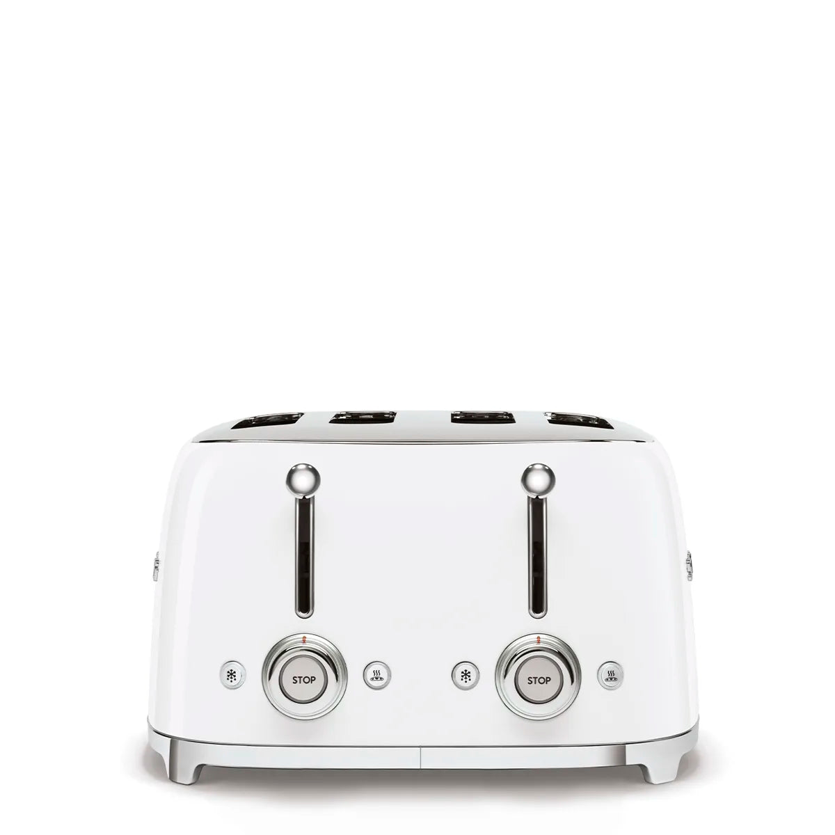 Toster na 4 kromki Smeg TSF03WHEU Biały 50's Style