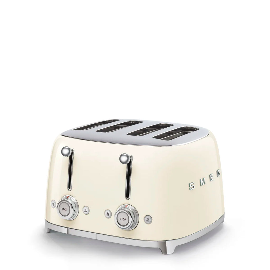 Toster na 4 kromki Smeg TSF03CREU Kremowy 50's Style