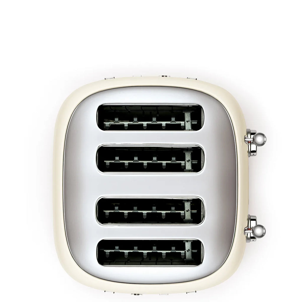 Toster na 4 kromki Smeg TSF03CREU Kremowy 50's Style