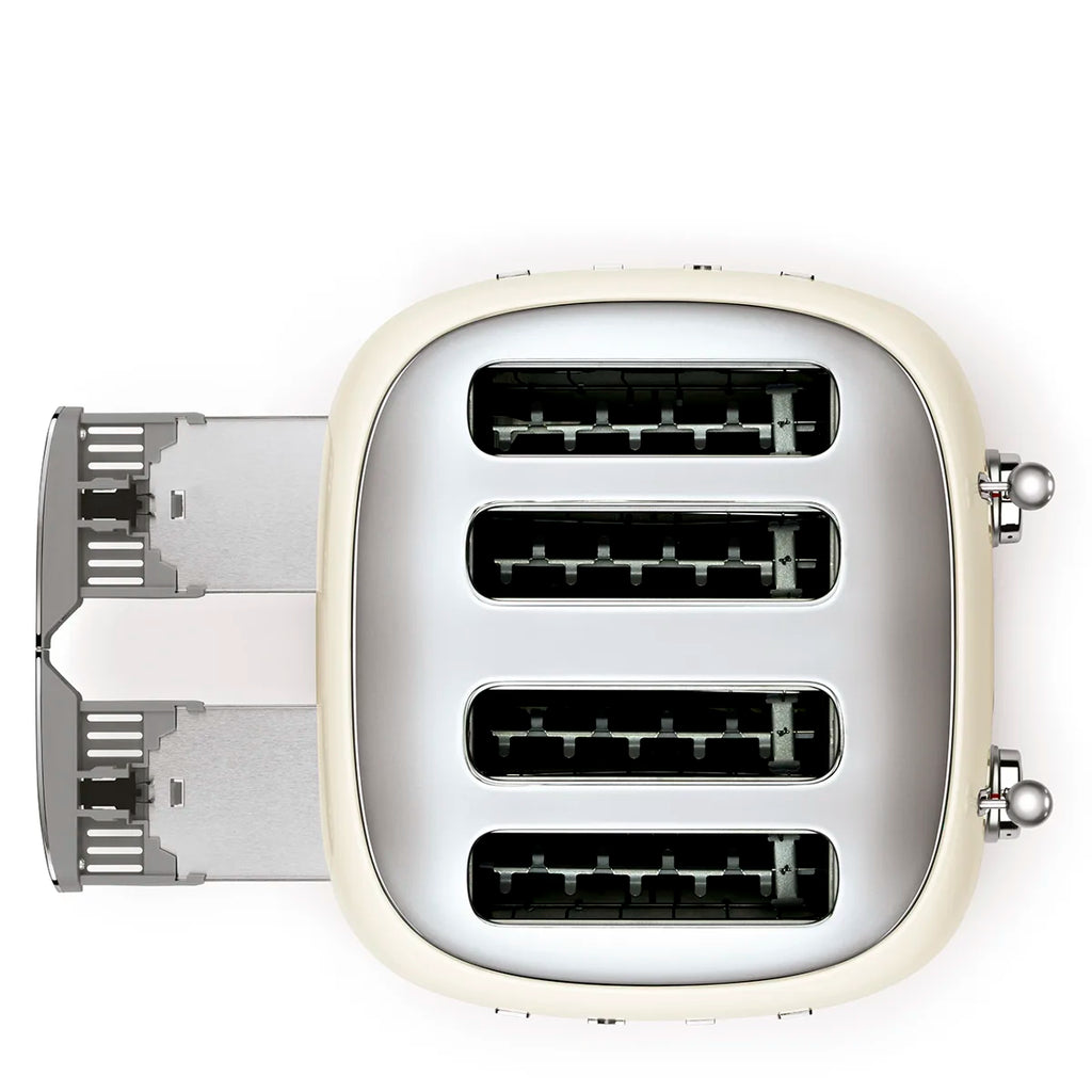 Toster na 4 kromki Smeg TSF03CREU Kremowy 50's Style