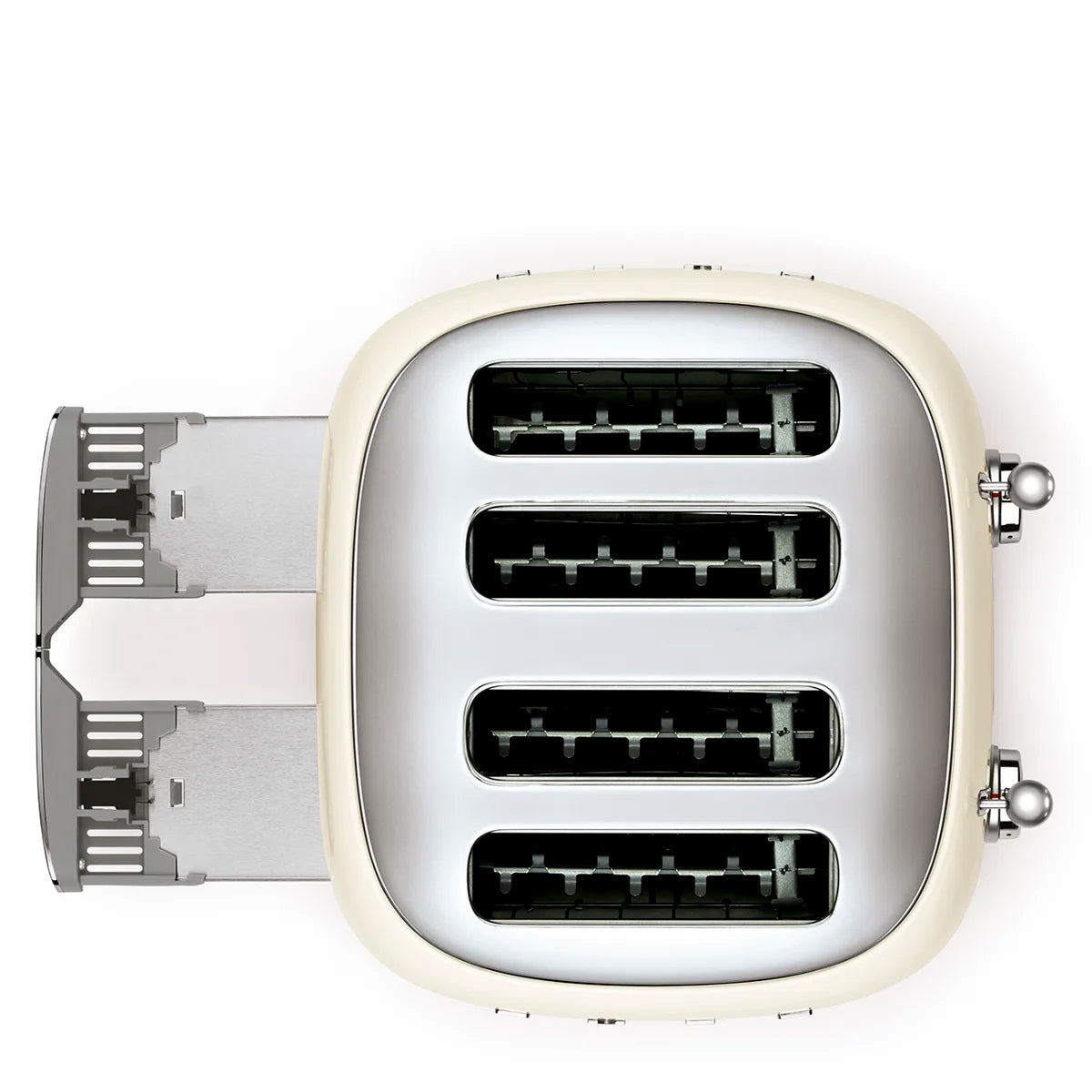 Toster na 4 kromki Smeg TSF03CREU Kremowy 50's Style