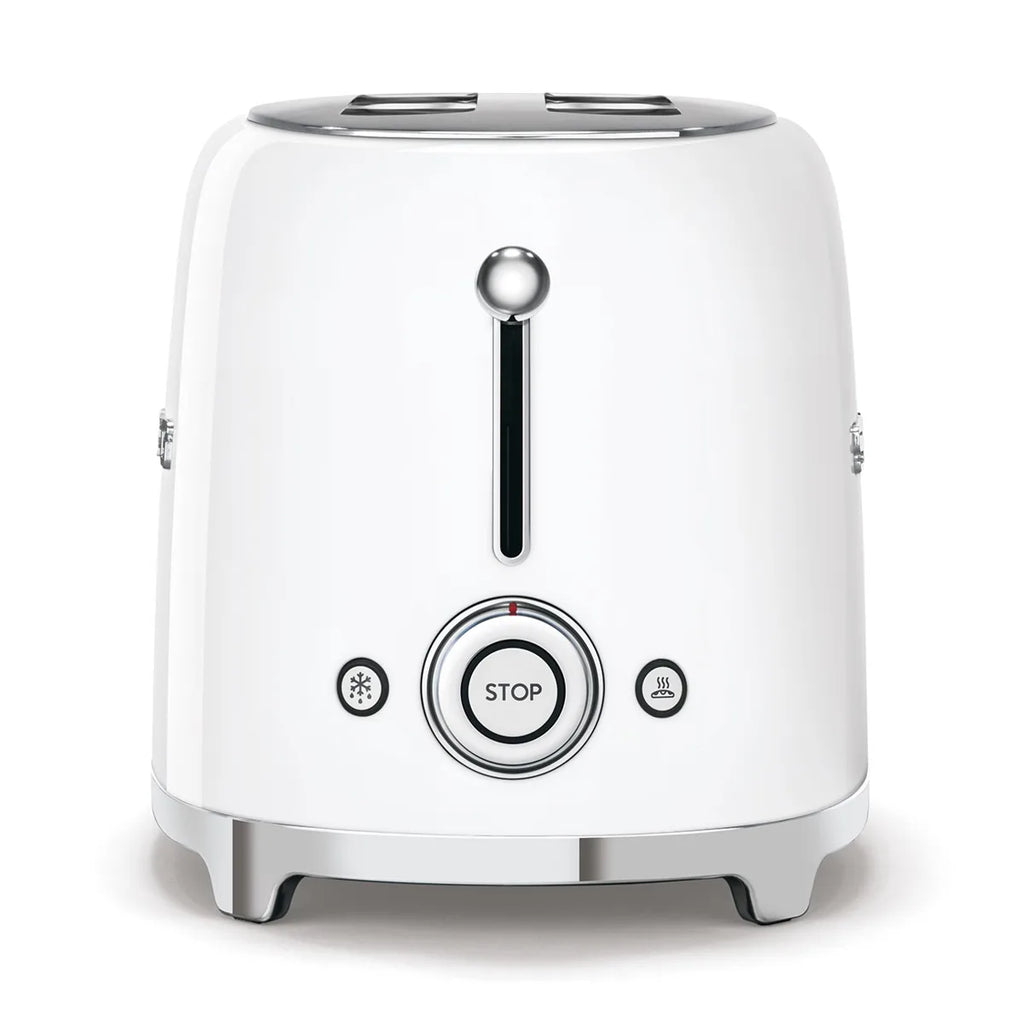 Toster na 4 kromki Smeg TSF02WHEU Biały 50's Style