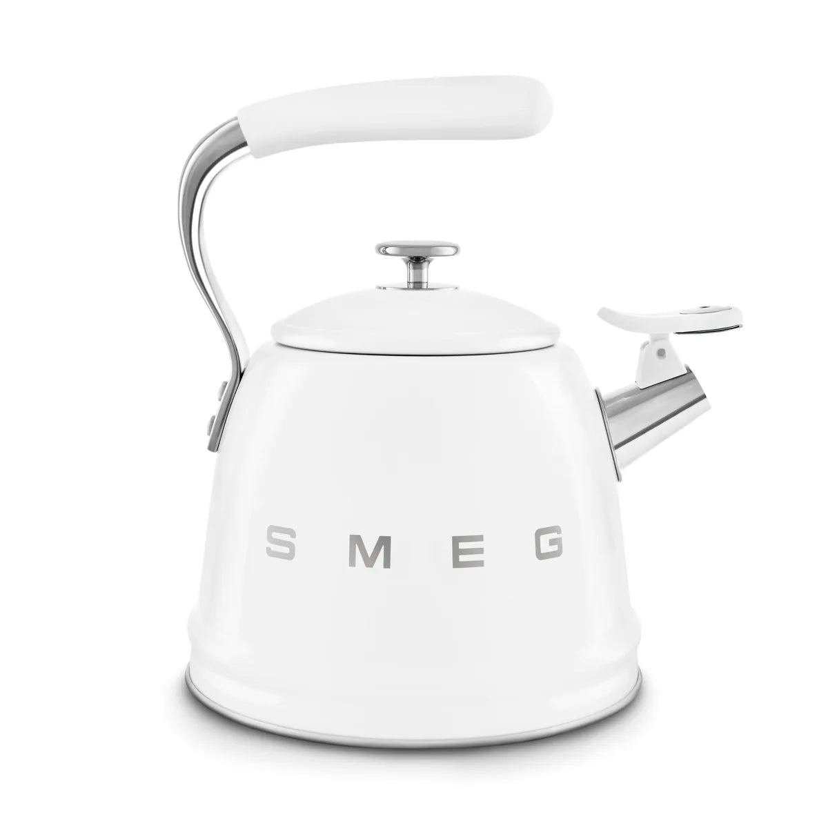 Czajnik z gwizdkiem Smeg WKF01WH Biały 50's Style