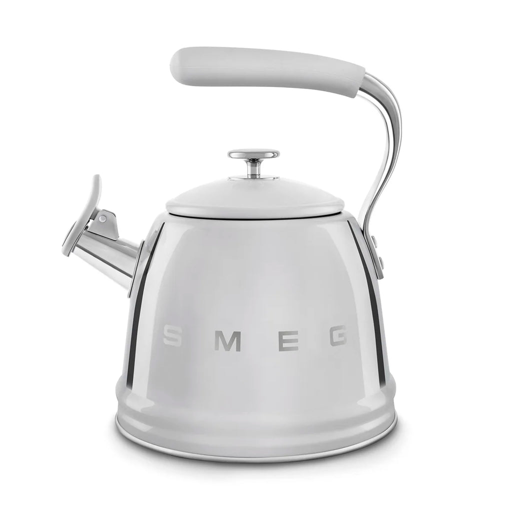 Czajnik z gwizdkiem Smeg WKF01SS Stal nierdzewna 50's Style