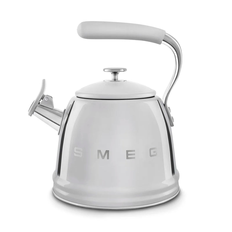 Czajnik z gwizdkiem Smeg WKF01SS Stal nierdzewna 50's Style