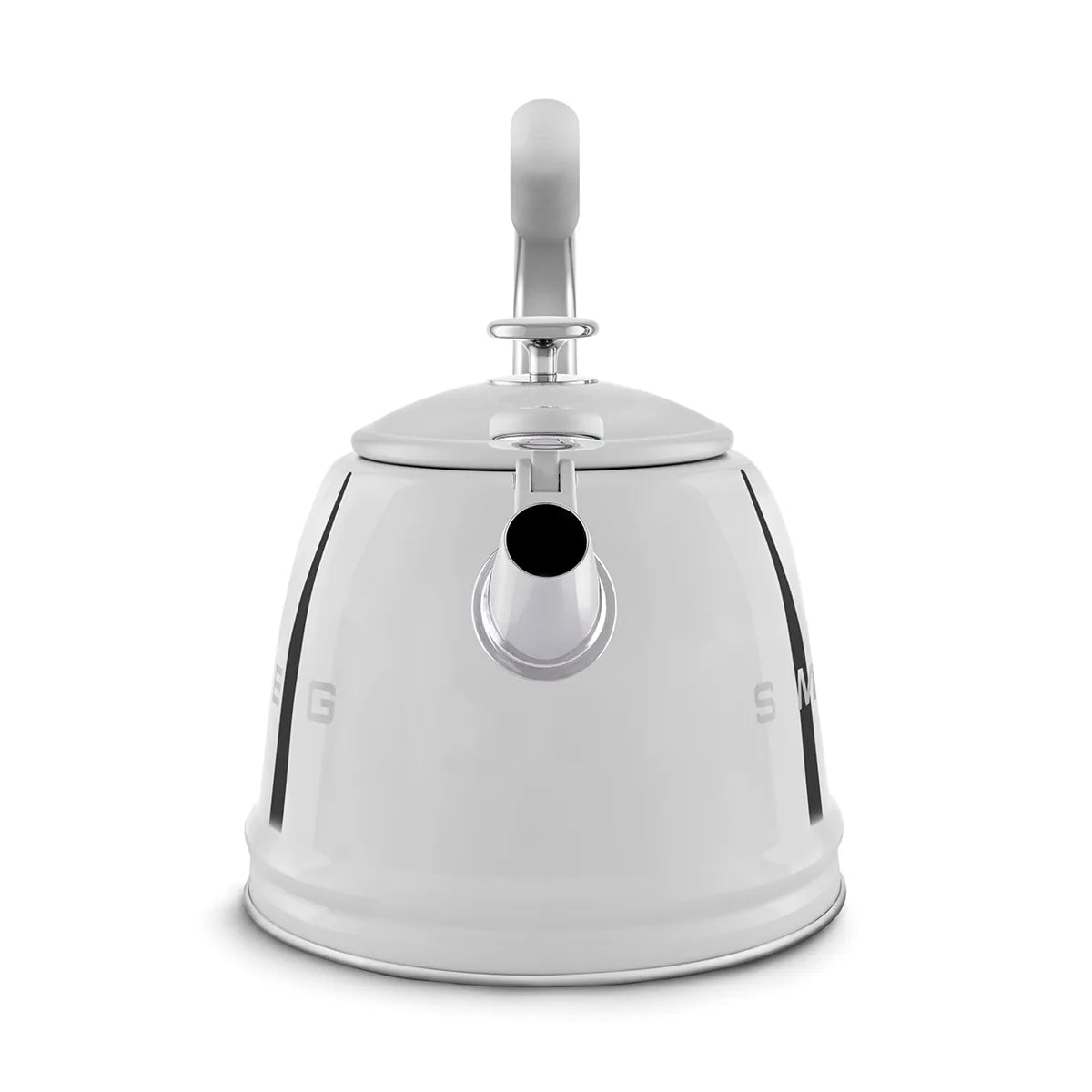 Czajnik z gwizdkiem Smeg WKF01SS Stal nierdzewna 50's Style