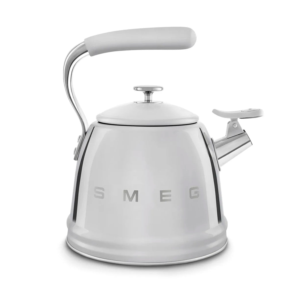 Czajnik z gwizdkiem Smeg WKF01SS Stal nierdzewna 50's Style