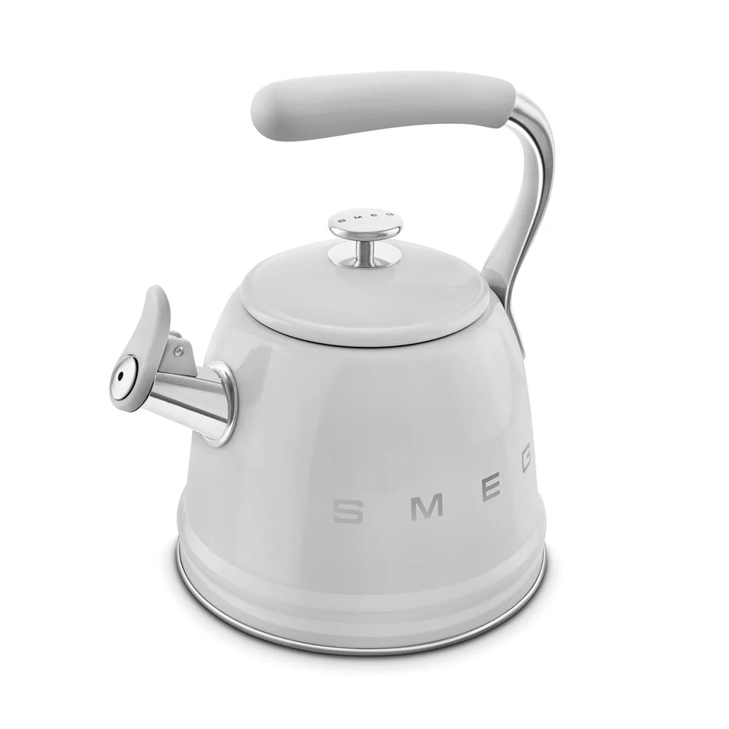 Czajnik z gwizdkiem Smeg WKF01SS Stal nierdzewna 50's Style