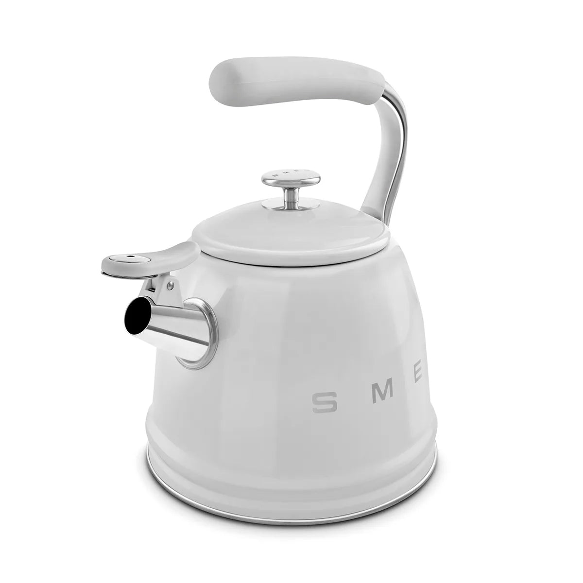 Czajnik z gwizdkiem Smeg WKF01SS Stal nierdzewna 50's Style