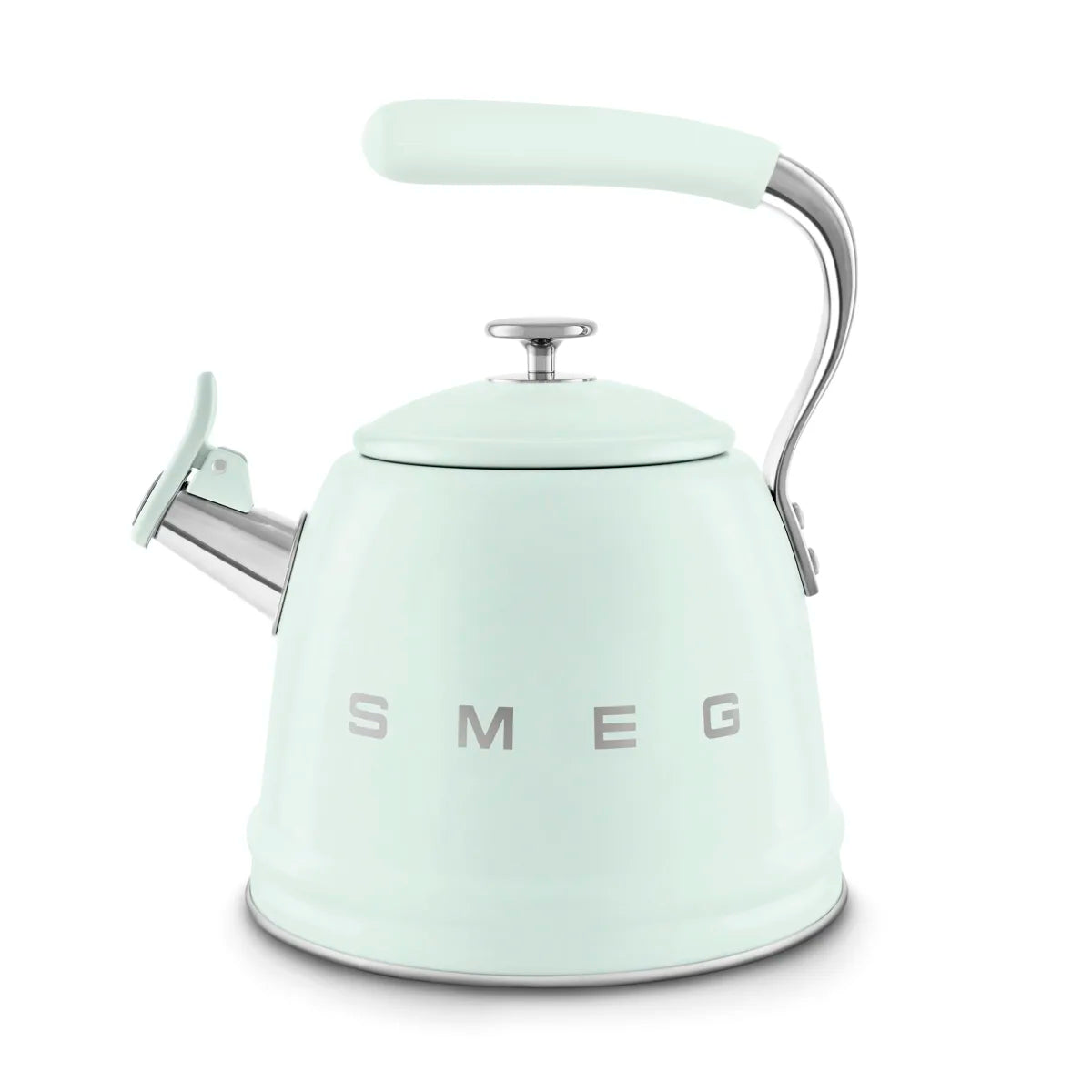 Czajnik z gwizdkiem Smeg WKF01PG Pastelowa zieleń 50's Style
