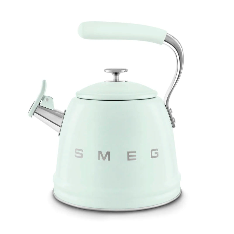 Czajnik z gwizdkiem Smeg WKF01PG Pastelowa zieleń 50's Style