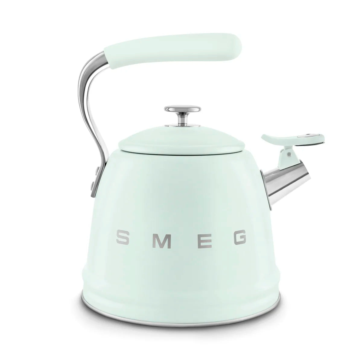Czajnik z gwizdkiem Smeg WKF01PG Pastelowa zieleń 50's Style