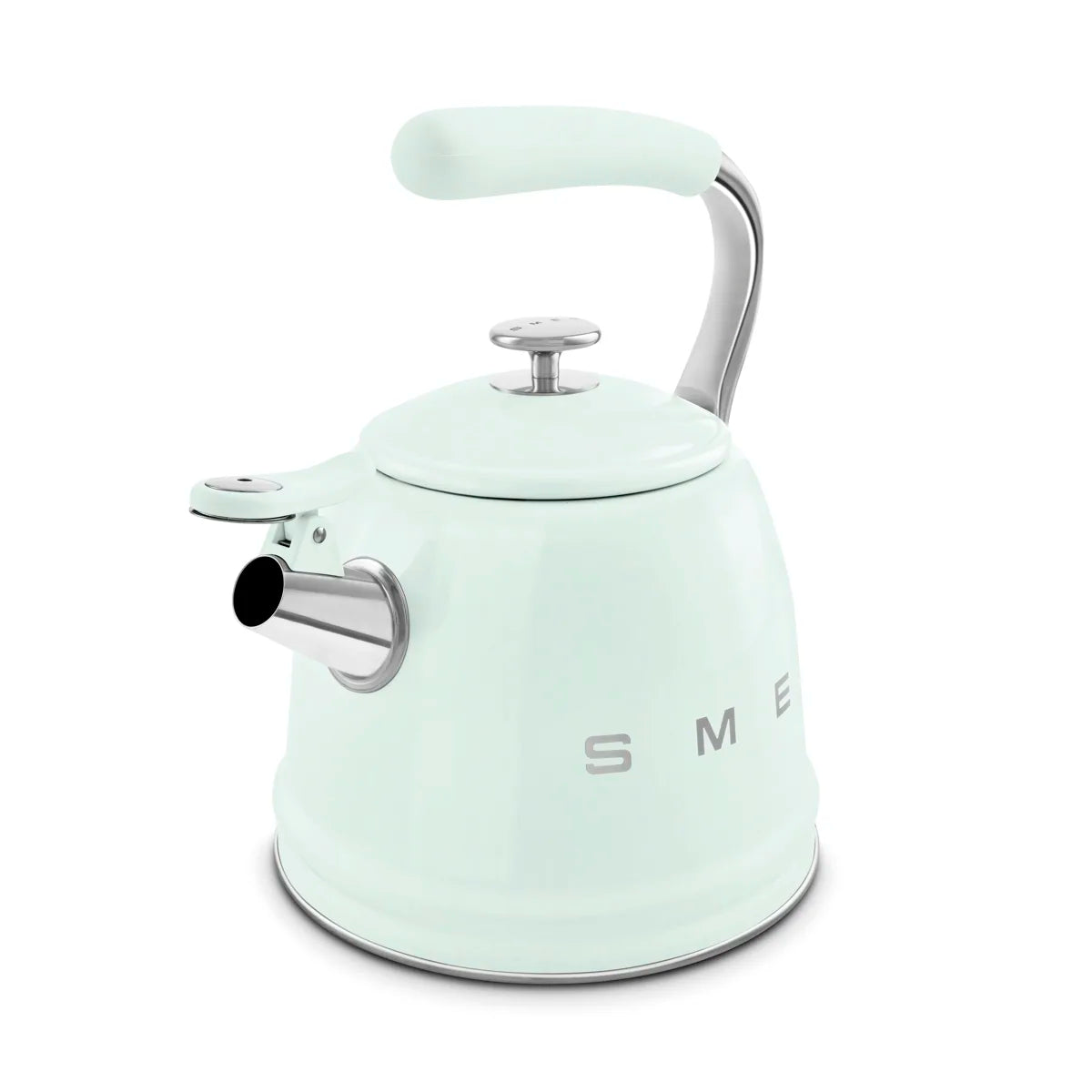 Czajnik z gwizdkiem Smeg WKF01PG Pastelowa zieleń 50's Style