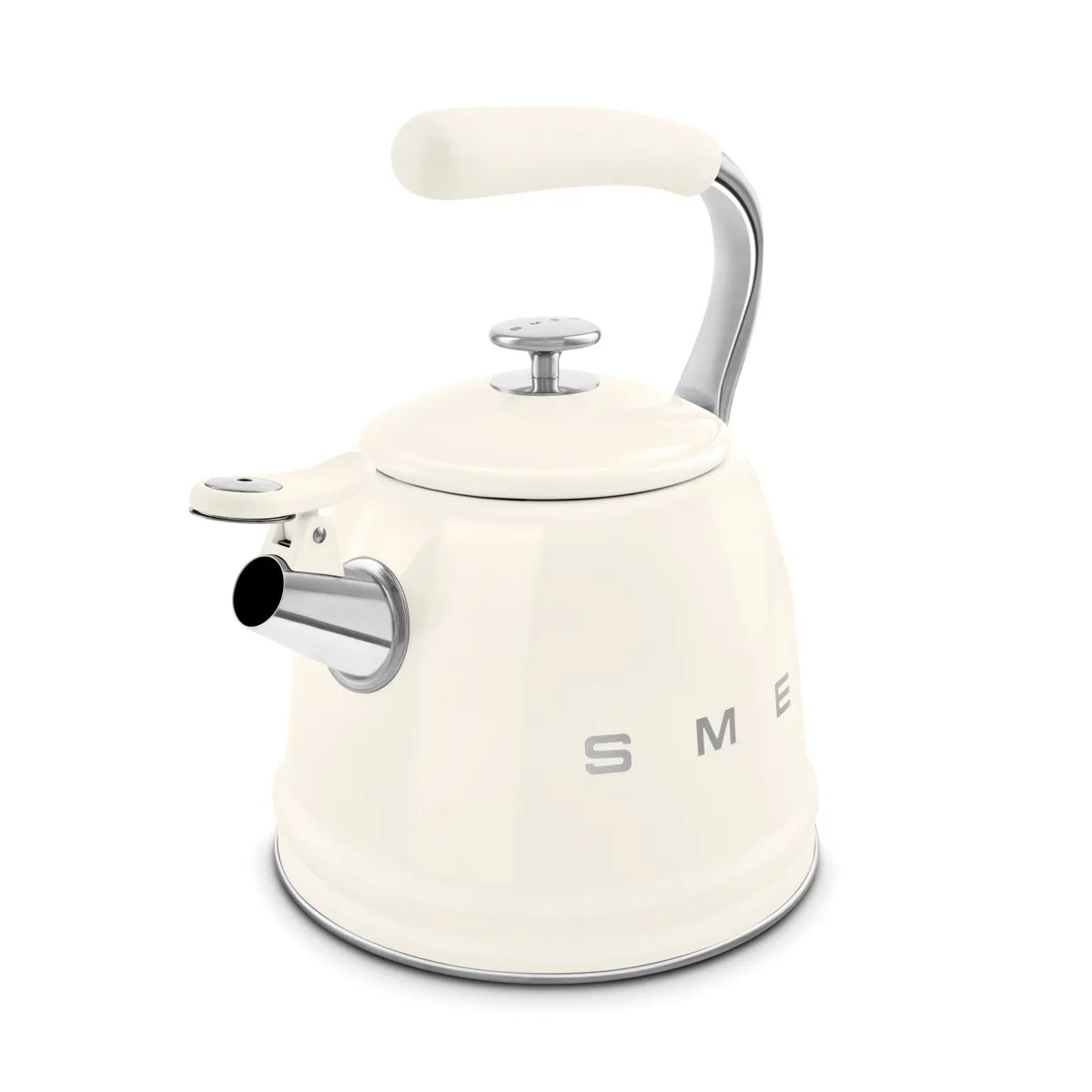 Czajnik z gwizdkiem Smeg WKF01CR Kremowy 50's Style