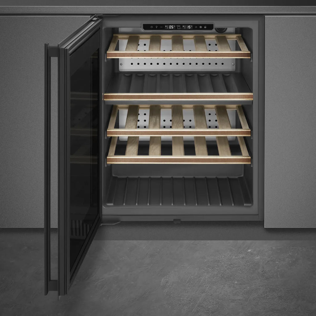 Chłodziarka na wino Smeg CVI638LN3 do zabudowy Dolce Stil Novo