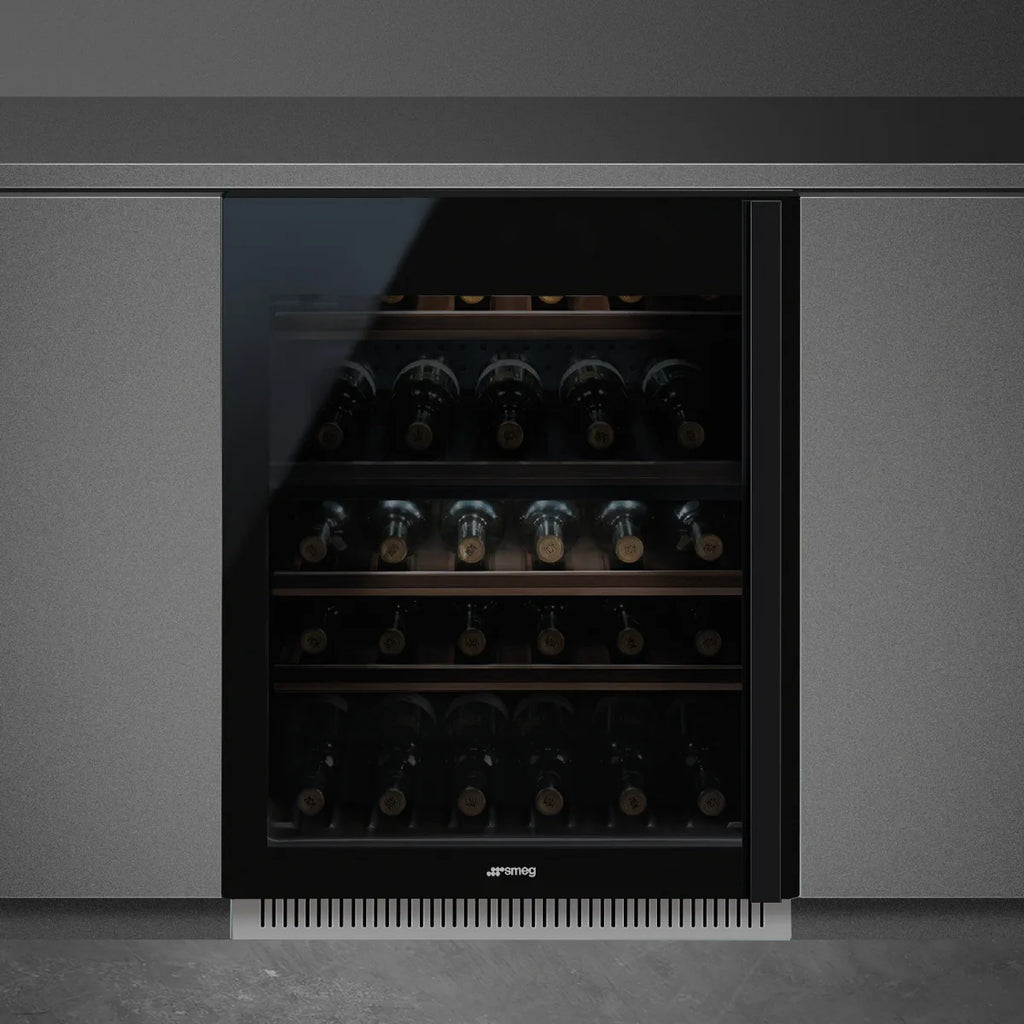 Chłodziarka na wino Smeg CVI638LN3 do zabudowy Dolce Stil Novo