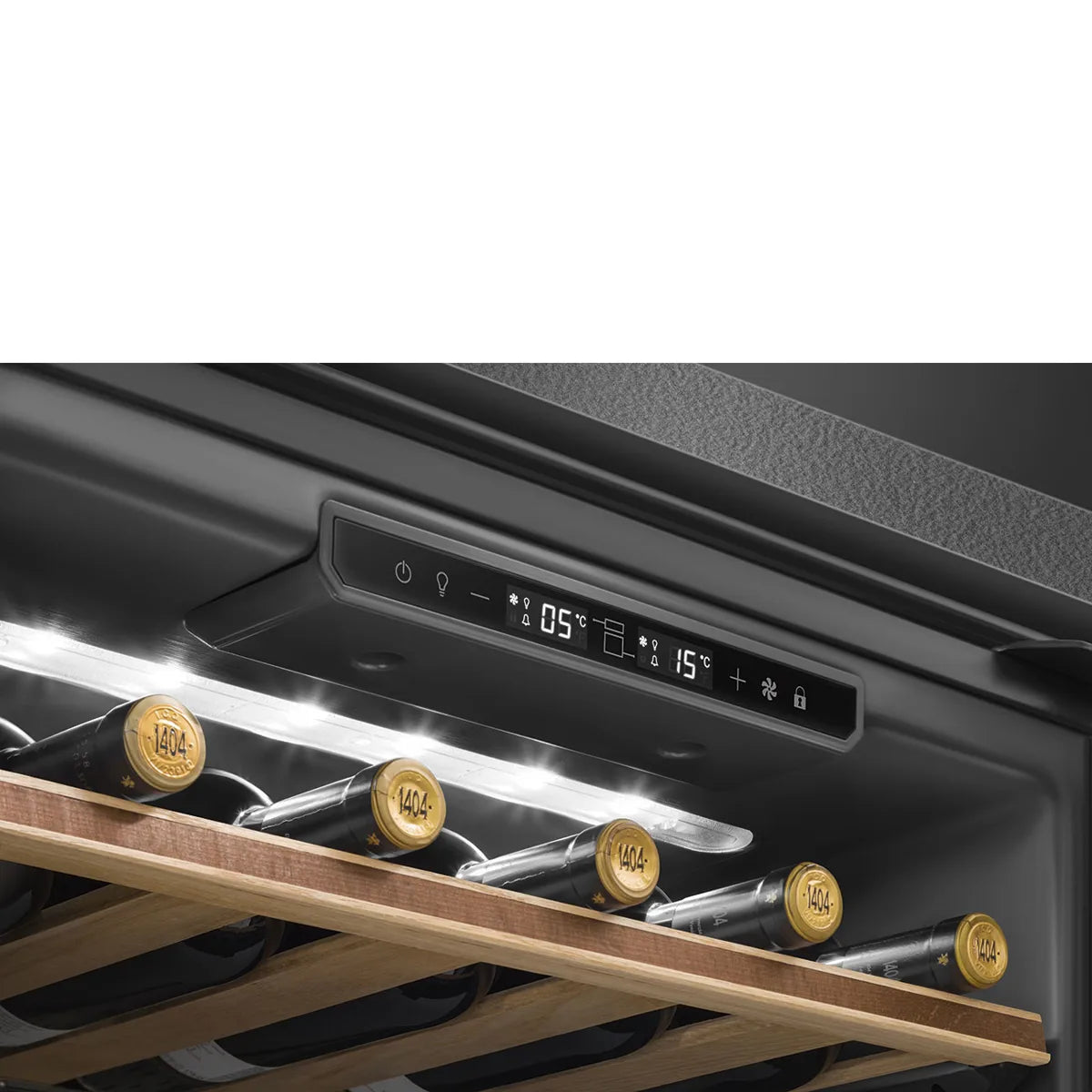 Chłodziarka na wino Smeg CVI638LN3 do zabudowy Dolce Stil Novo