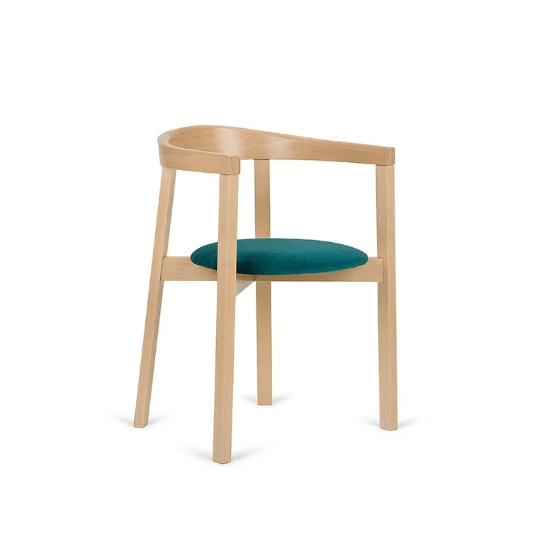Uxi B-2920 Seat Uph Back Wood