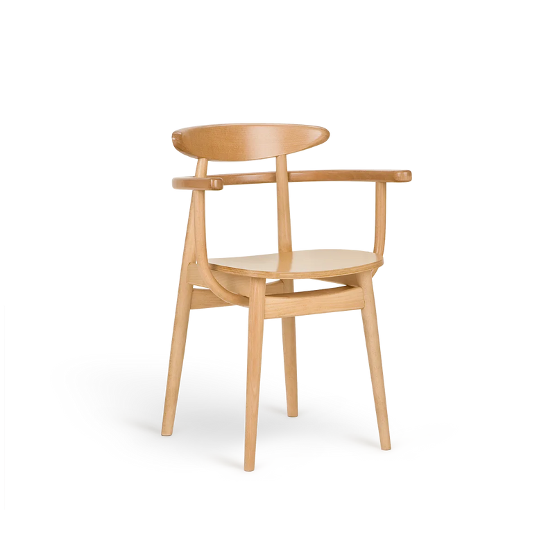 Yesterday B-4101 Seat Wood Back Wood