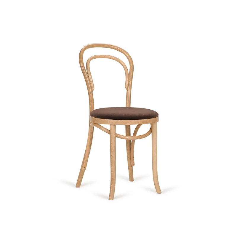 Classic A-1880 Seat Uph Back Wood