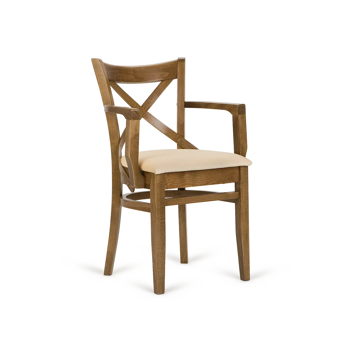 Classic B-5245 Seat Uph Back Wood
