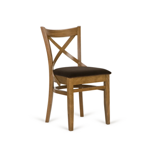 Classic A-5245 Seat Uph Back Wood