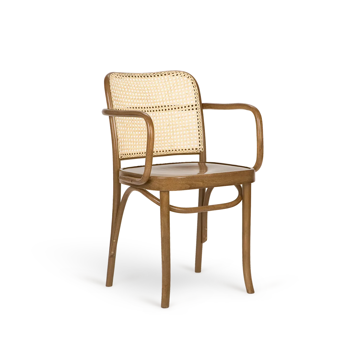 Classic B-8114 Seat Wood Back Caned