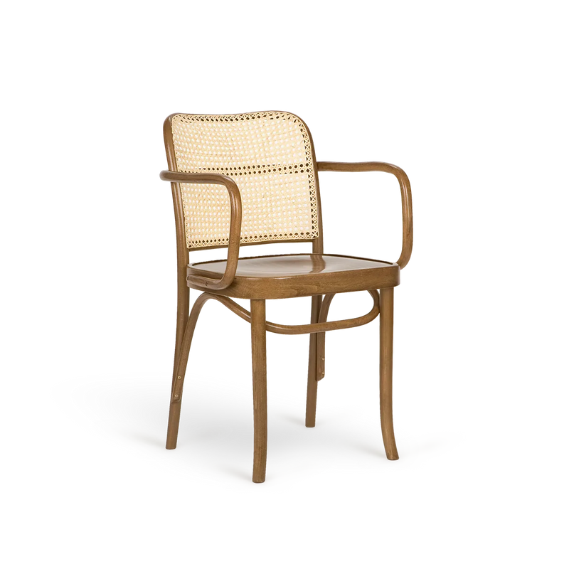 Classic B-8114 Seat Wood Back Caned