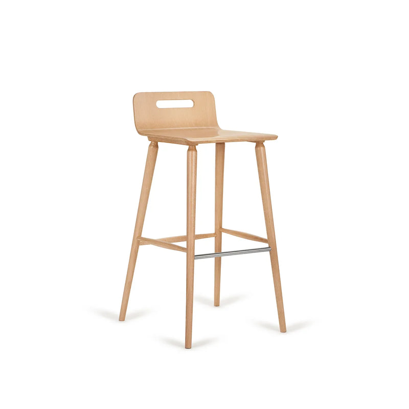 X H-2090 Xstool Seat Wood Back Wood