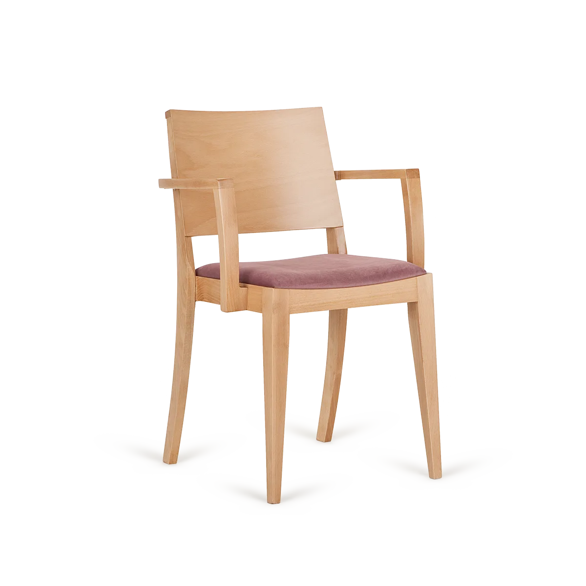 Classic B-9448 Seat Uph Back Wood