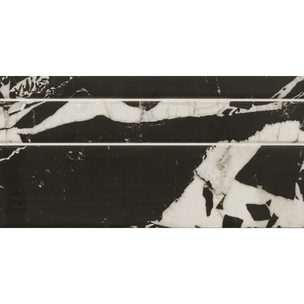 Segni nel tempo - Nero 10x40 cm