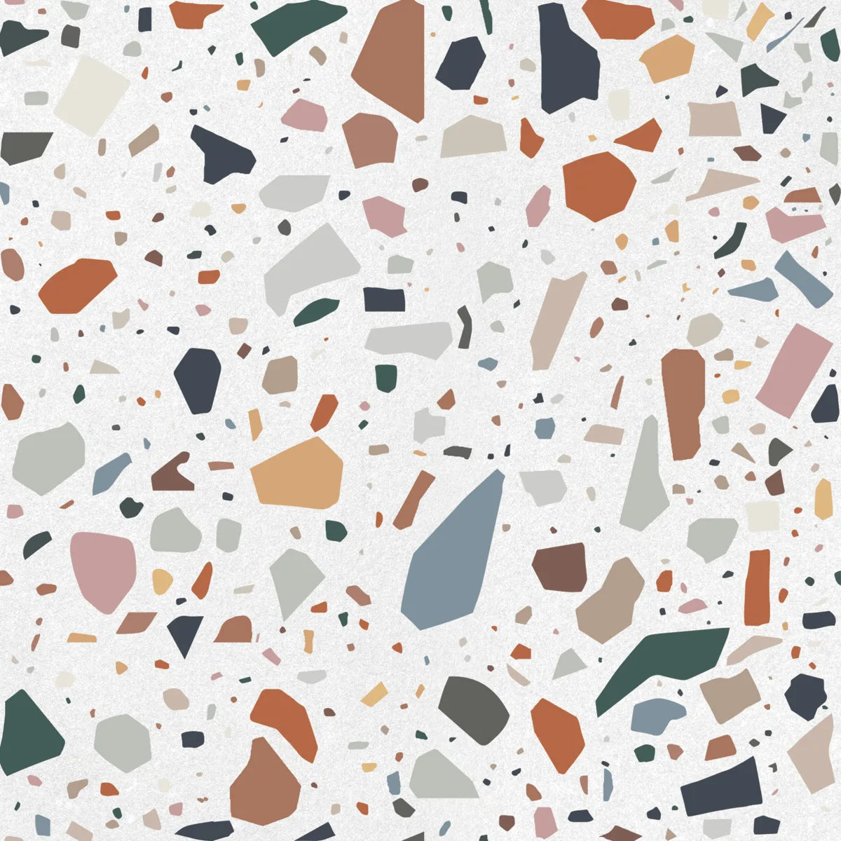 Confetti bianco.multicolor 18,6x18,6 cm