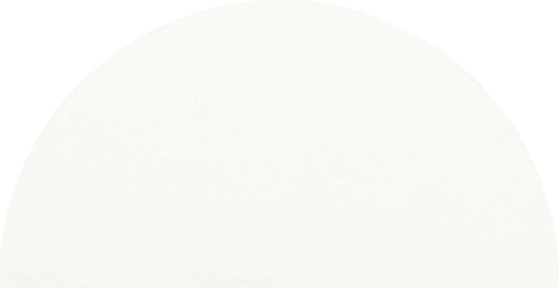 Färgblock cirkel in bianco matt 6,5x13,5 cm